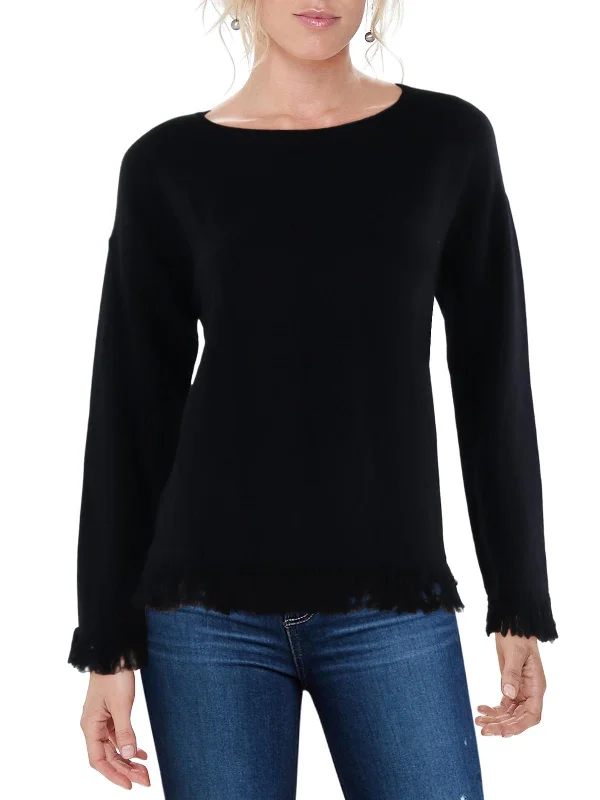 Noble And Elegant Womens Knit Fringe Pullover Sweater