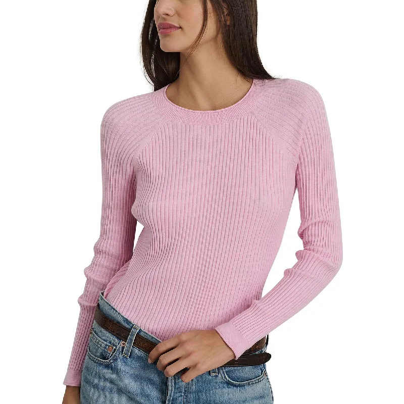 Fashionable Items Womens Knit Long Sleeve Crewneck Sweater
