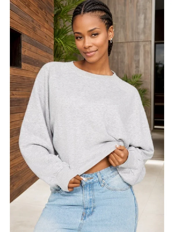 Wandering freely Plain Loose Backless Tie-wrap Sweatshirts