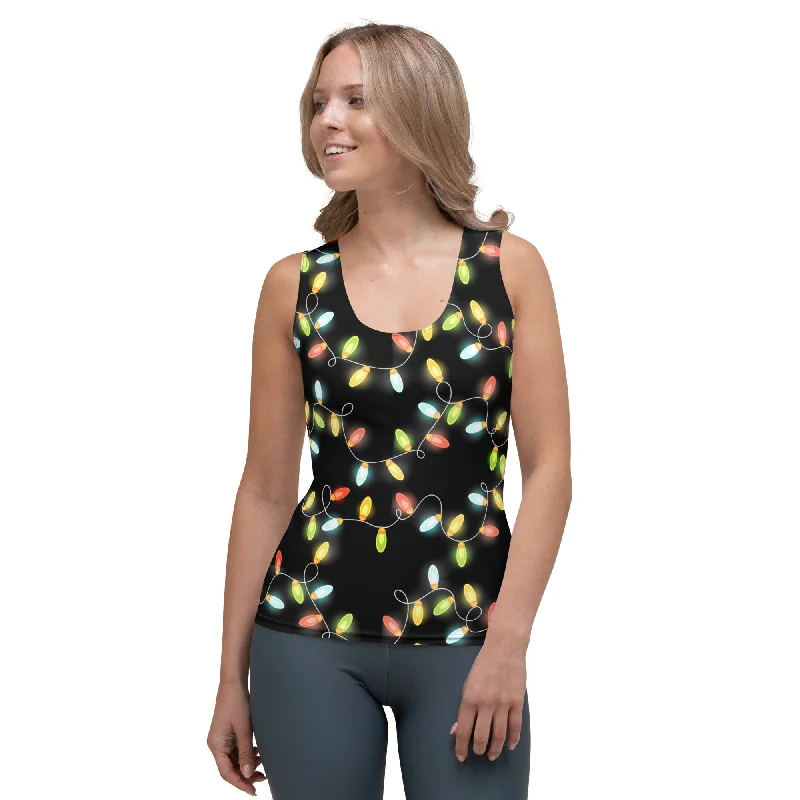 Integrated Design Christmas Lights Tank Top