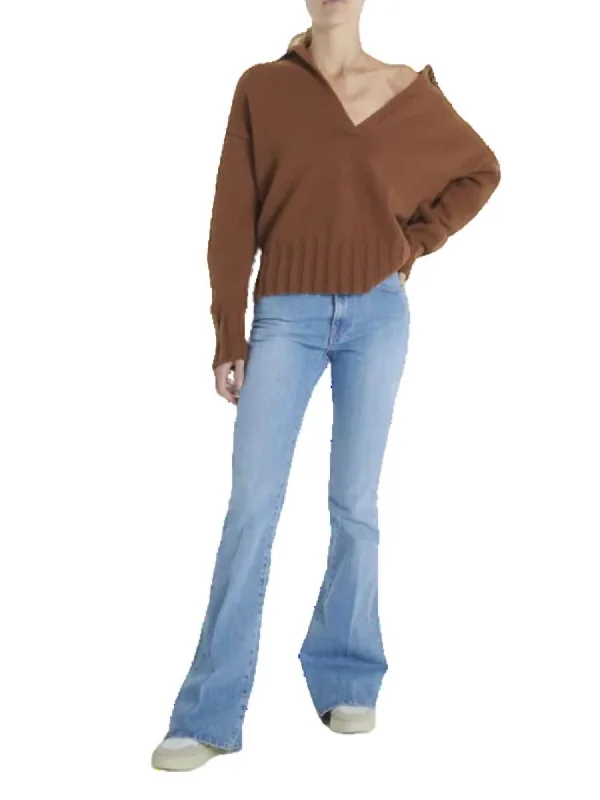 Breathable Design Ursula Flare Jeans In Blue
