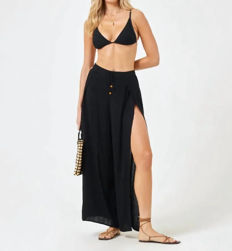 Sports Fashion Cali Pants In Black