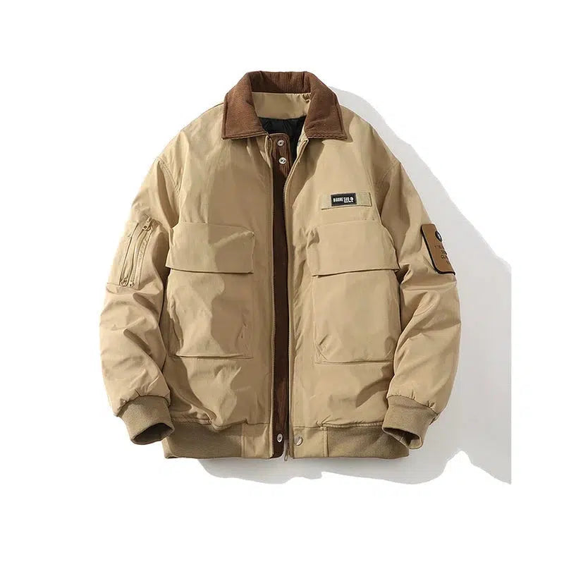 Celebrity Style Thickened Zipper Jacket