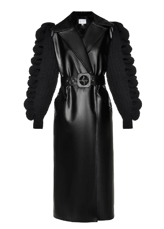 Cozy Fit Wear BLACKLIYA TRENCH COAT