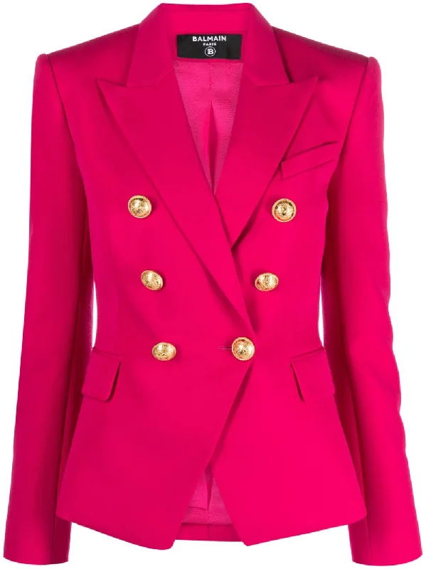 Simple Comfort Balmain Women's Jackets pink
