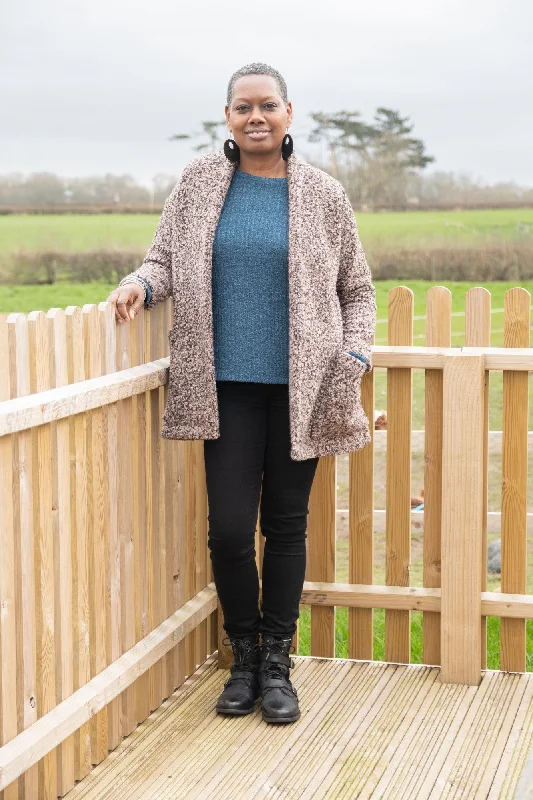 Relaxed Tops Bobbins and Buttons Yvonne Coatigan
