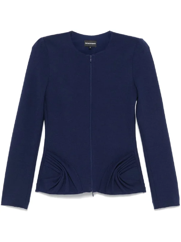 Comfortable Fitwear Emporio Armani Women's Jackets blue