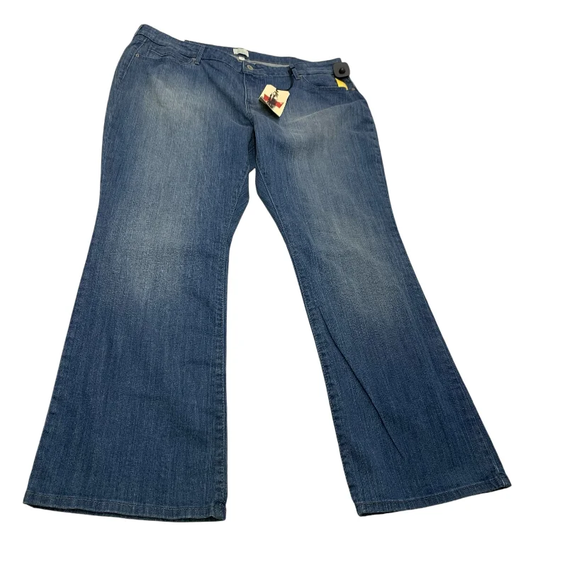 Free Design Jeans Boot Cut By Levis In Blue Denim, Size: 22