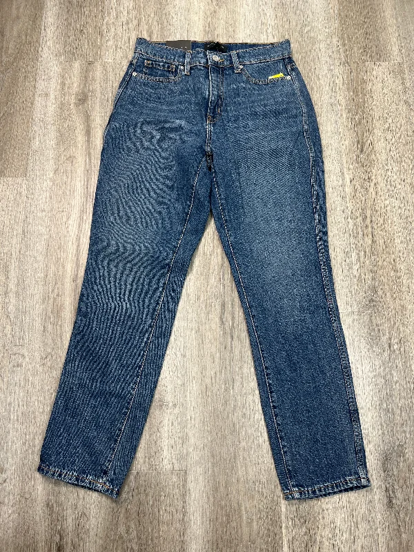 Romantic And Fresh Jeans Straight By Banana Republic In Blue Denim, Size: 4