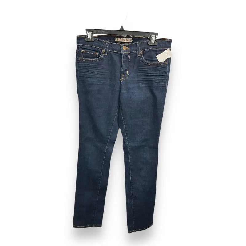 Minimal Comfort Jeans Straight By J Brand In Blue Denim, Size: 6