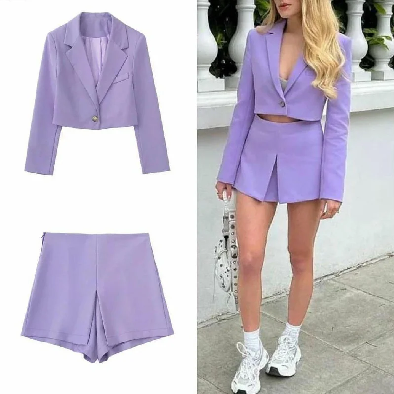 Girl Style Hailey Lilac Coord Set