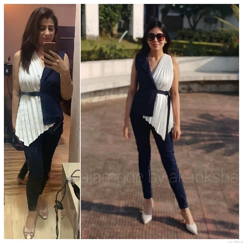 Fashionable Inner Wear Bracello Half and Half Blouse- Ready to Ship
