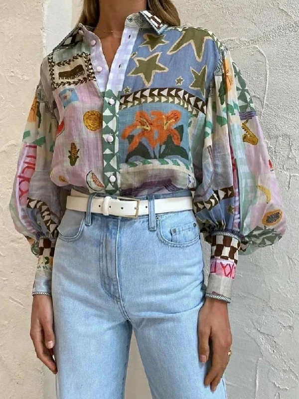 Soft Style Sussane Statement Blouse