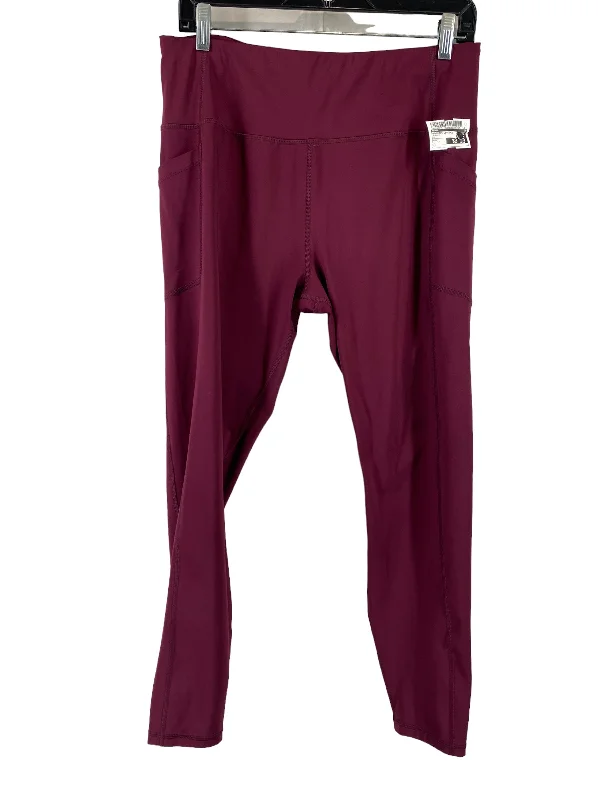 Energy Wear Athletic Leggings By Avia  Size: Xl