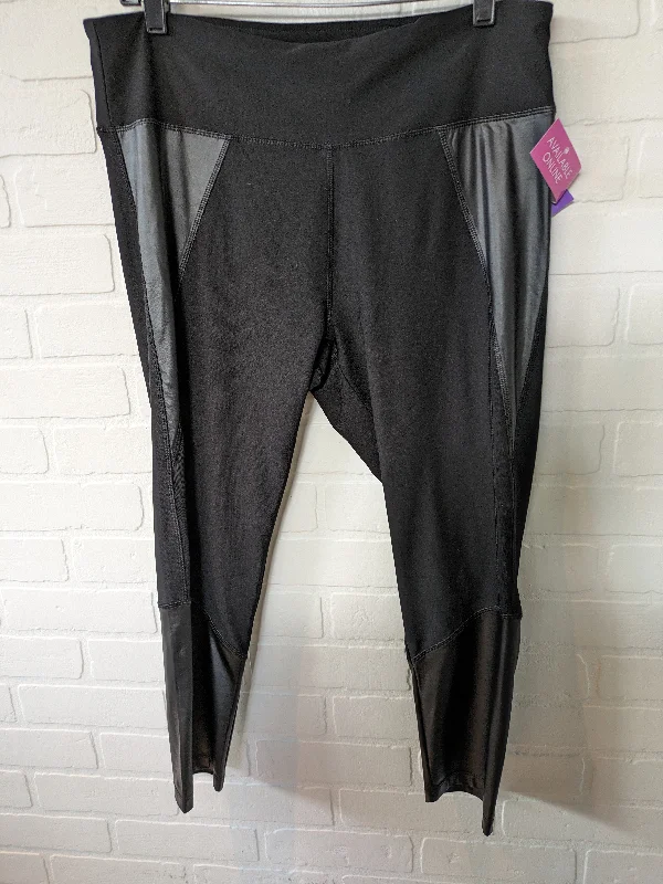 Stretch Design Athletic Leggings By Vogo  Size: 16