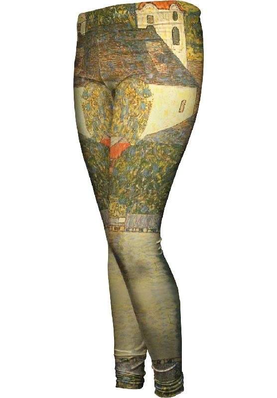 Relaxed Tops Gustav Klimt -"Church in Unterach" (1916)