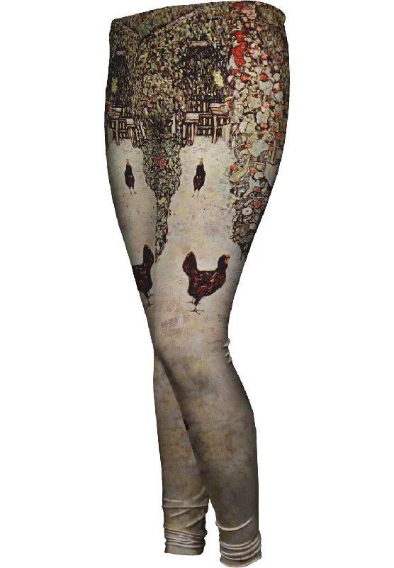 Soft Touch Gustav Klimt -"Garden with Roosters" (1917)
