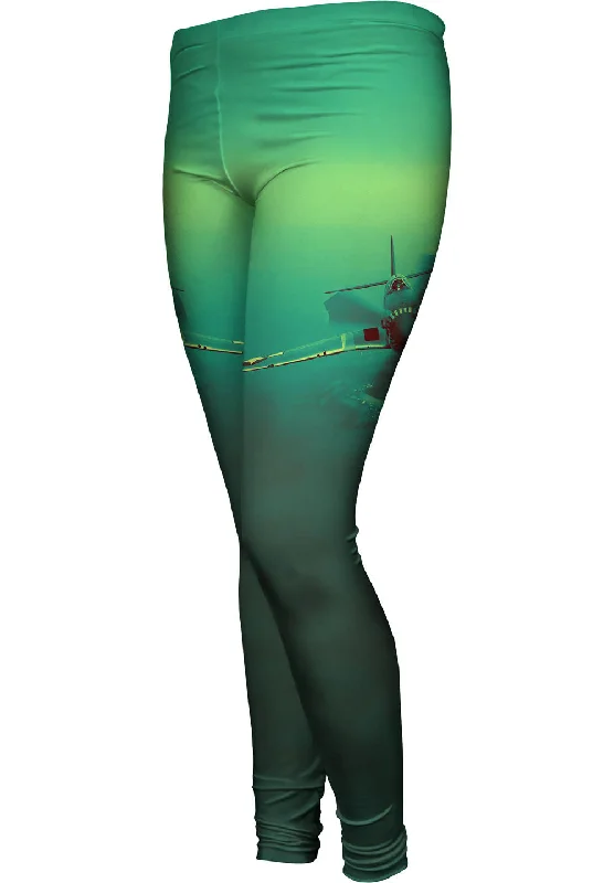 Cozy Pants P 51 Mustang Plane Green