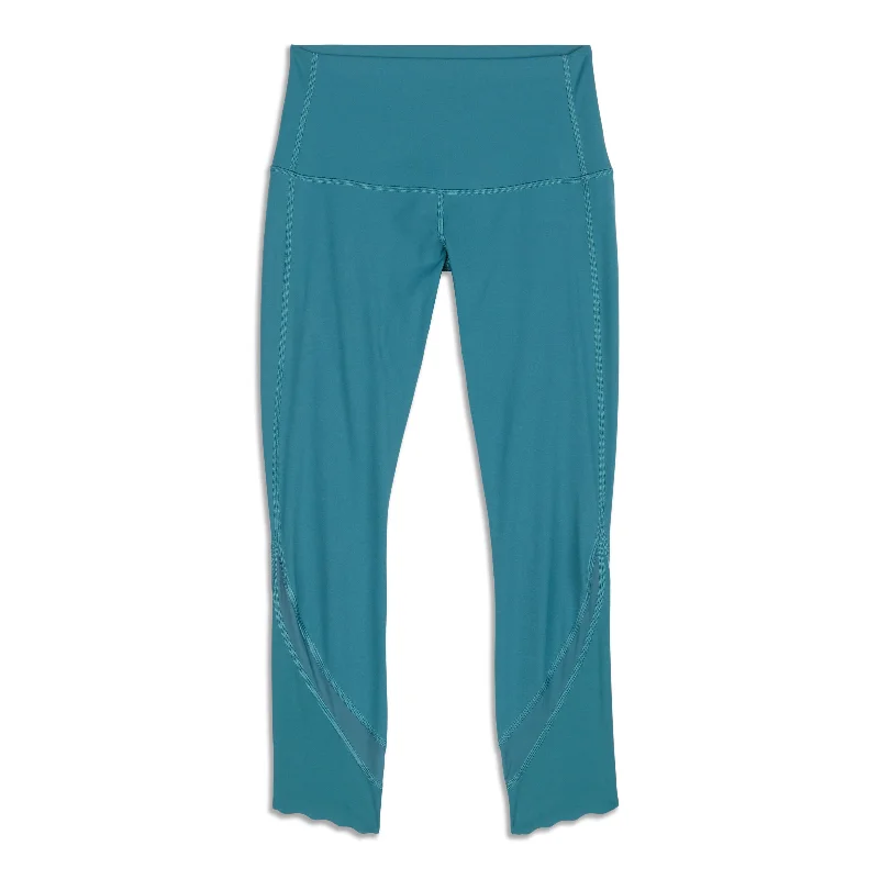 High-end Design Wunder Under Scalloped Hem High-Rise Crop - Resale