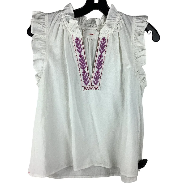 Comfortable Lifestyle Top Short Sleeve By Cmc In White, Size: Xs