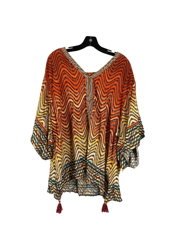Innovative Design Top Short Sleeve By Democracy  Size: 1x
