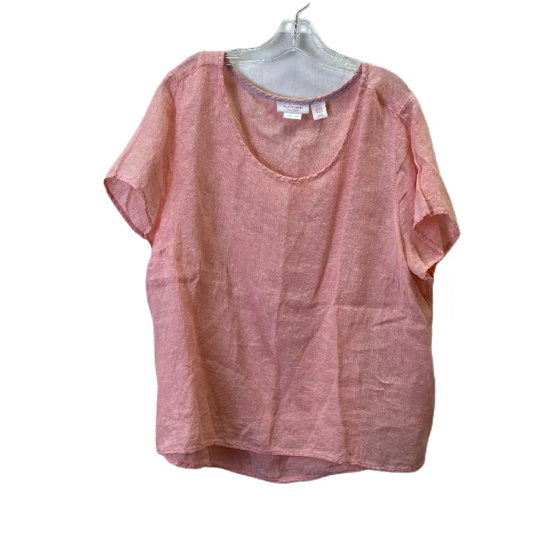 Classic Retro Top Short Sleeve By Isaac Mizrahi  Size: 2x