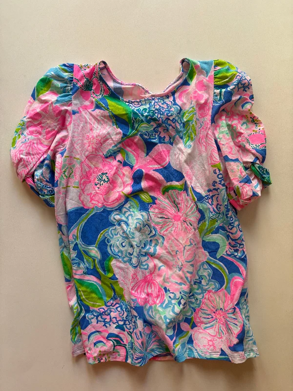Simple Chic Top Short Sleeve By Lilly Pulitzer In Multi-colored, Size: S