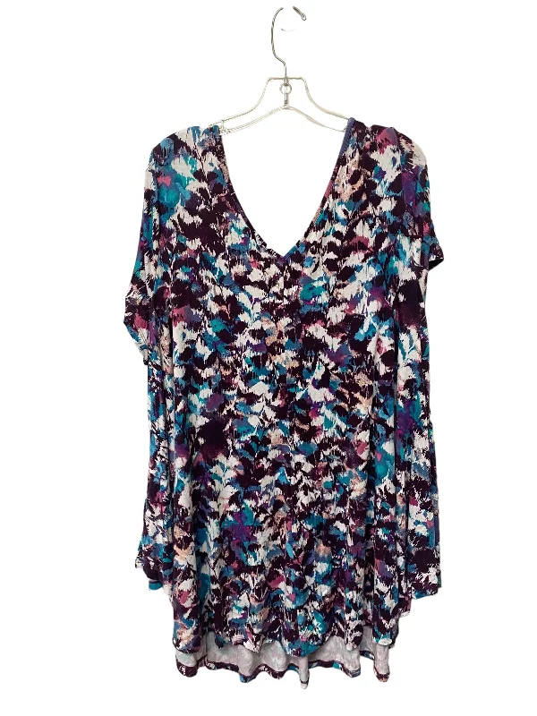 Wandering freely Top Short Sleeve By Romans  Size: 2x