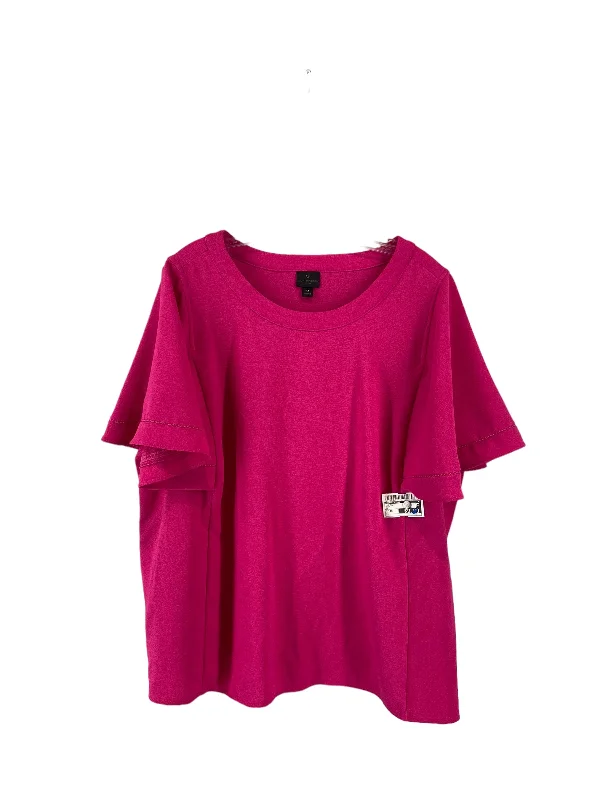 Leisure Travel Top Short Sleeve By Worthington  Size: 1x