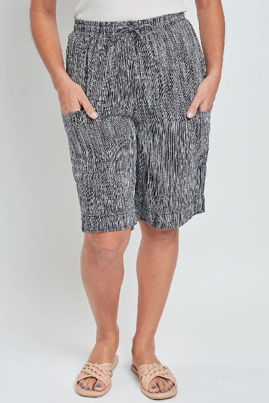 Black Space Dye Stripe