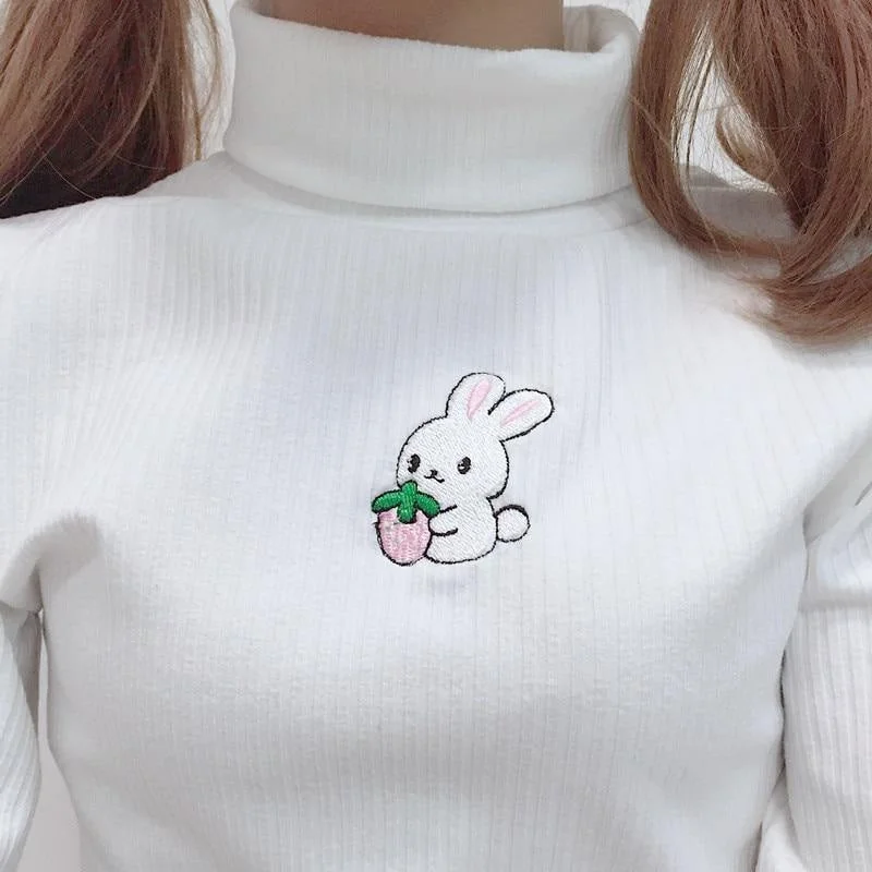 Street Charm Baby Bun Turtleneck