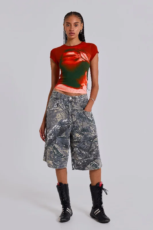 Versatile Style Forest Camo Colossus Jorts