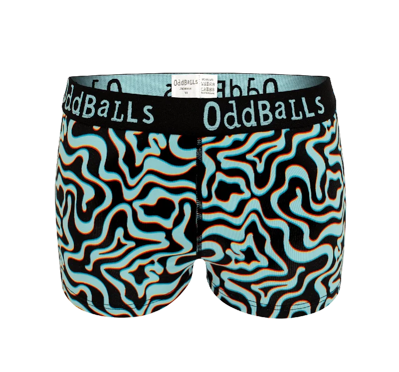 High Street Style Neon Lava - Ladies Boxers