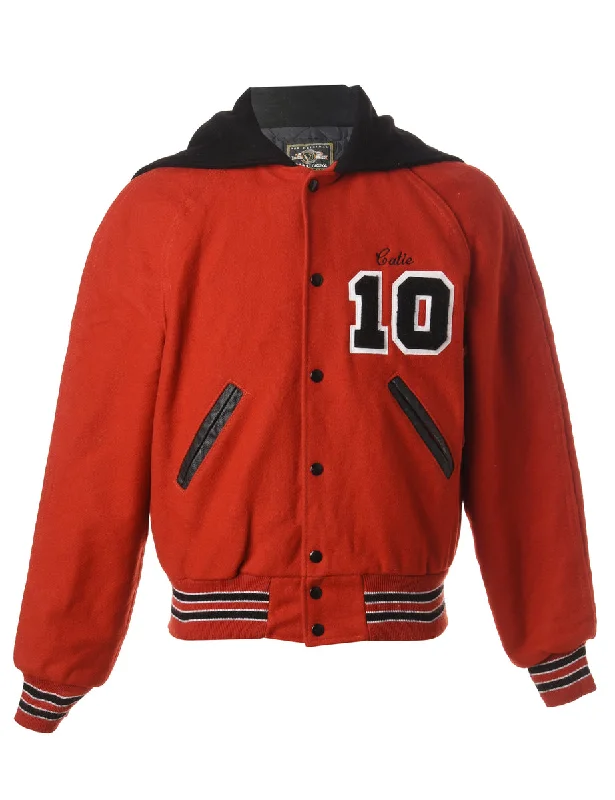 Everyday Style Popper Front Team Jacket - M